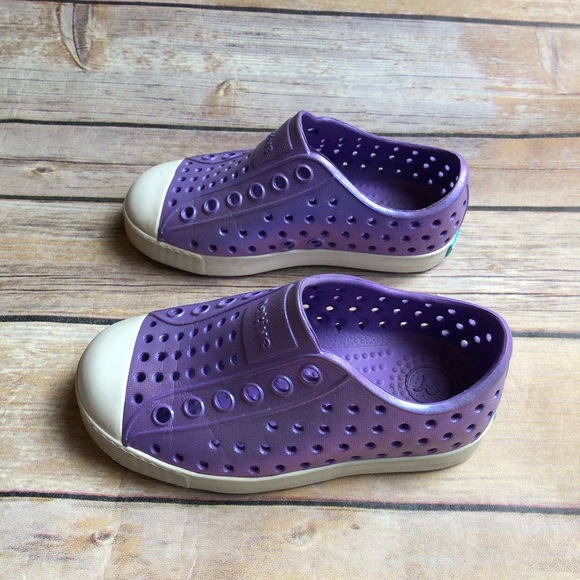 purple native shoes